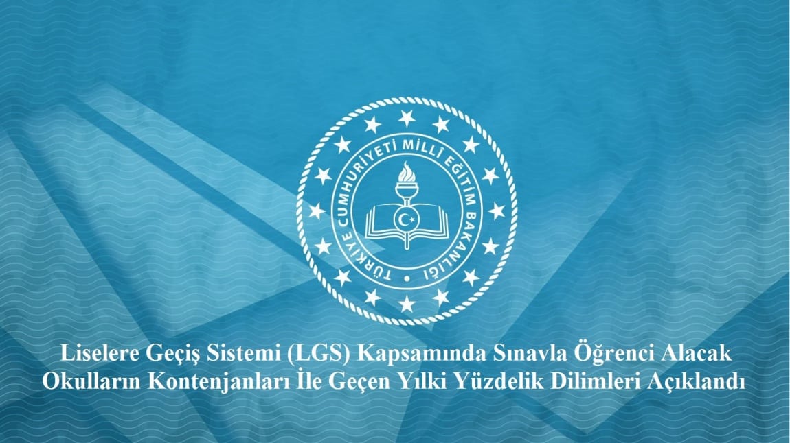 Liselere Geçiş Sistemi (LGS) Kapsamında Sınavla Öğrenci Alacak Okulların Kontenjanları İle Geçen Yılki Yüzdelik Dilimleri Açıklandı